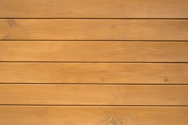 Wood wall from horizontal brown planks — Stock Photo, Image