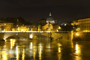 Cityscape of Rome clipart