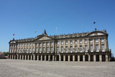 Obradoiro square (Plaza Obradoiro) clipart