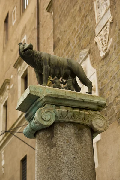 Luperce, Romulus en Remus — Stockfoto