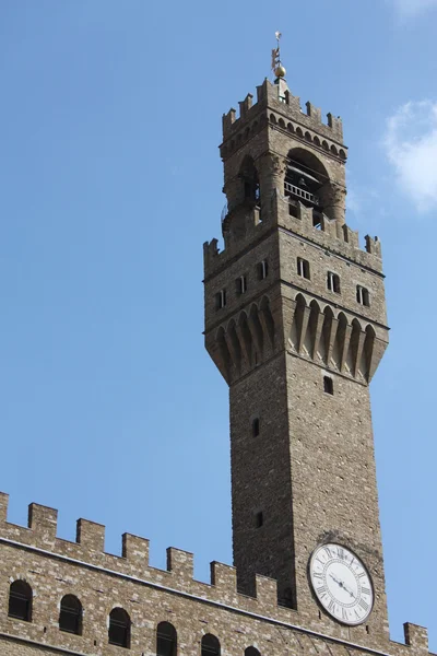 アルノルフォ ・ ディ ・ パラッツォヴェッキオ、フィレンツェの塔 — ストック写真