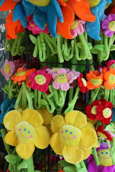 Plush flowers — Stock Photo, Image