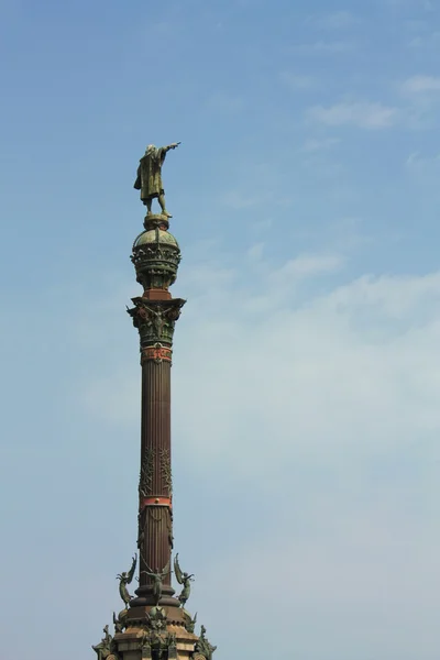 Statue Christophe Colomb, Barcelone — Photo