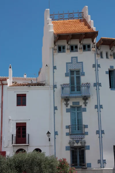 Blå huset, Cadaqués — Stockfoto