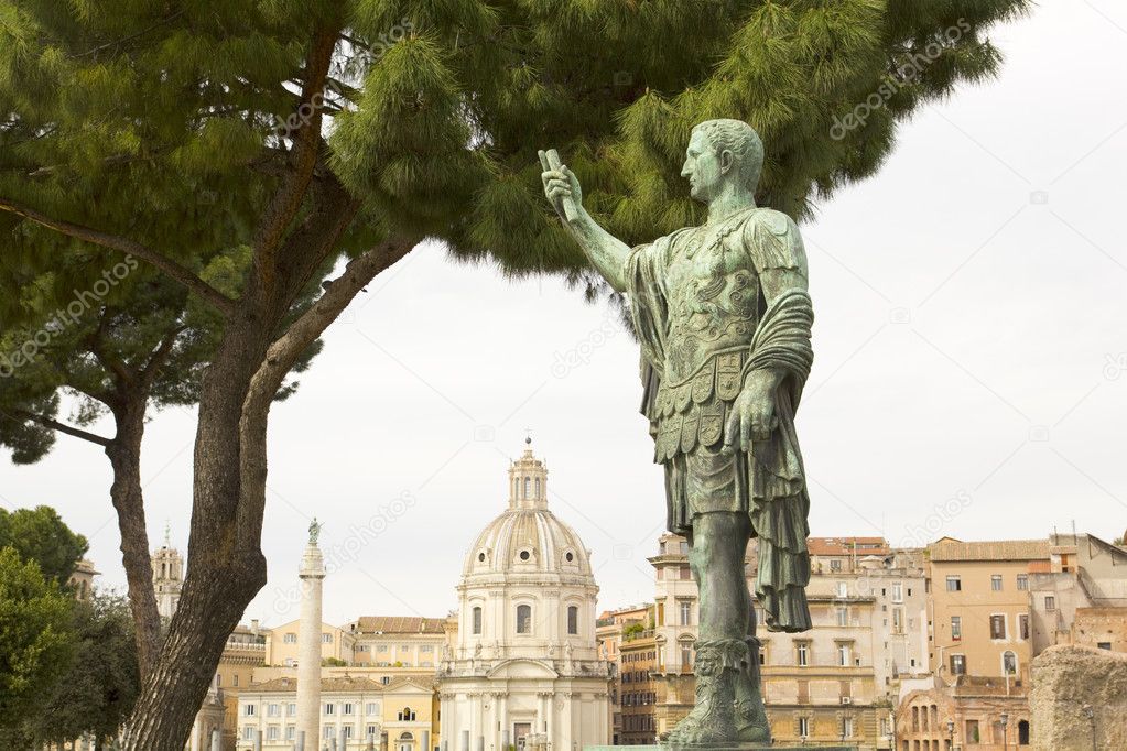 Caesar Augustus, Forum in Rome