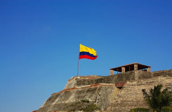 Slottet i San felipe de barajas. Cartagena de indias, colombia — Stockfoto