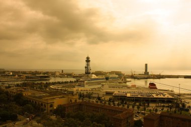 panoramik liman Barcelona