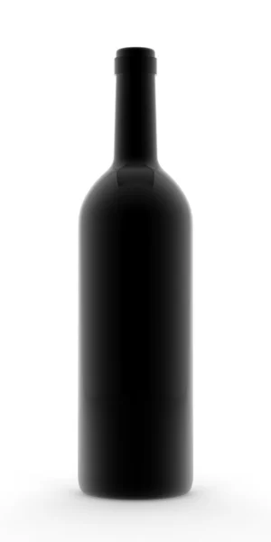 Offene Weinflasche — Stockfoto