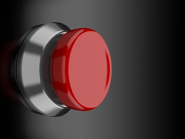 红色按钮 — 图库照片