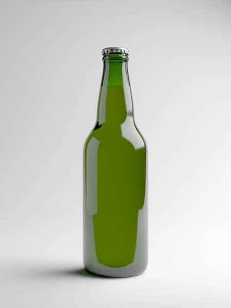Green Beer bottle — Stock Photo, Image