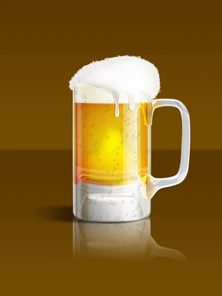 Bira kupası. — Stok fotoğraf