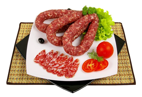 Pratos de carne — Fotografia de Stock