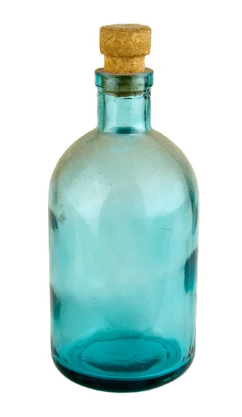 Antikvarisk glassflaske – stockfoto