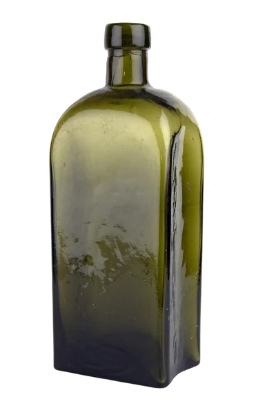 Антикварна, раритетна скляна пляшка — стокове фото