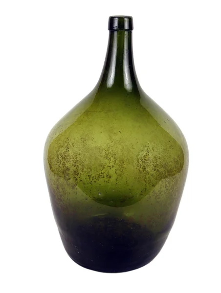 Антикварная стеклянная бутылка — стоковое фото