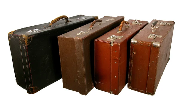 Eski kahverengi çanta — Stok fotoğraf