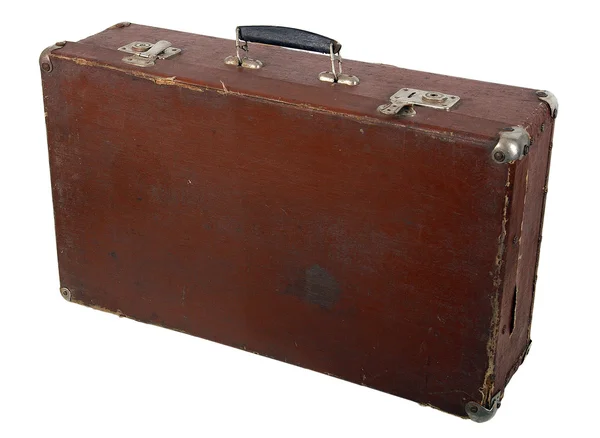 Eski kahverengi çanta — Stok fotoğraf