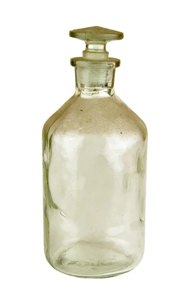 Antiquarian glass bottle Stock Picture