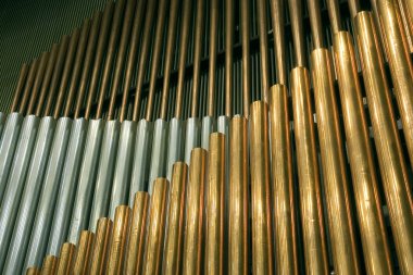 Traditional organ pipes clipart