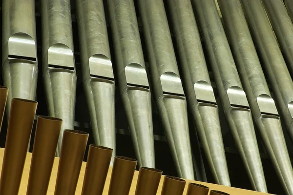 stock image Traditional organ pipes