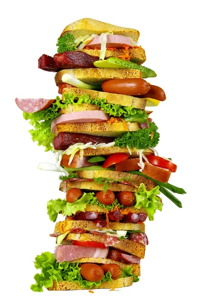 Das leckere Sandwich — Stockfoto