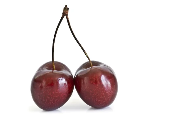A pair of cherries. — Stock Photo, Image