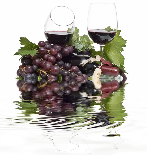 Vino rosso delizioso . — Foto Stock
