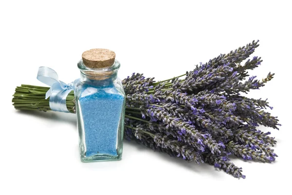 Lavender bath salts. — Stock Photo, Image