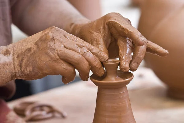 Potter at work. — Stock Photo, Image