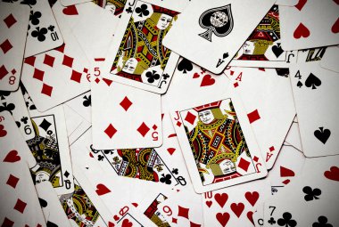 Playing cards clipart