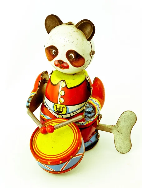 Oude panda speelgoed — Stockfoto