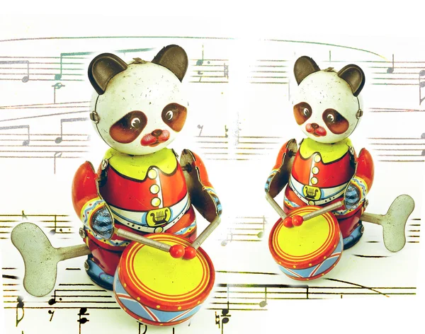 Música panda — Fotografia de Stock