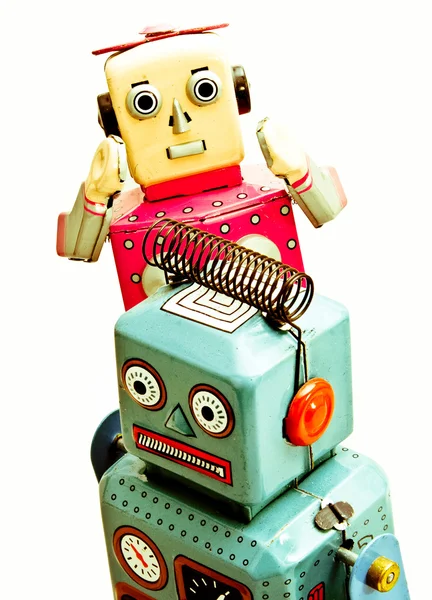 Robôs brinquedos — Fotografia de Stock