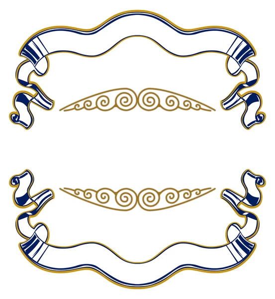 Vintage Ribbon Emblem — Stockvektor