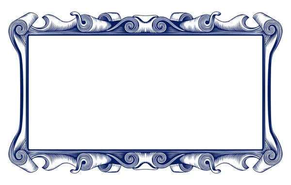 Frontera emblema vintage — Vector de stock