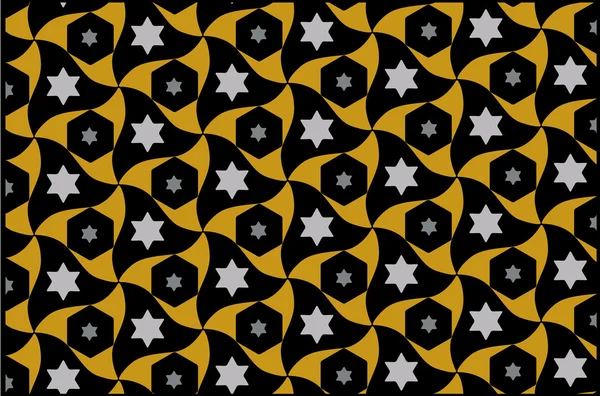 Hintergrund mit Sternenmuster — Stockvektor