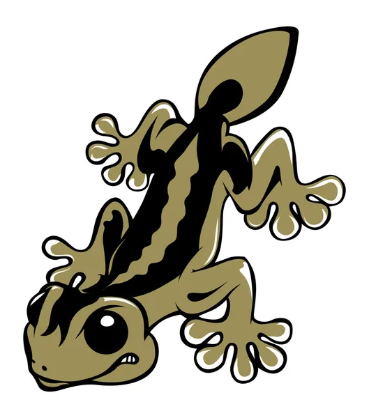 邪恶蜥蜴蝾螈 — 图库矢量图片