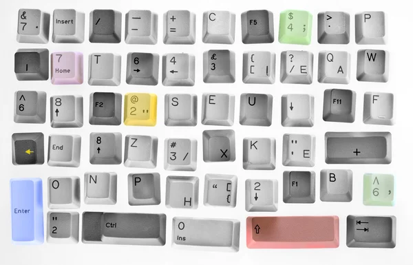 Футуристична концепція віртуальної клавіатури — стокове фото