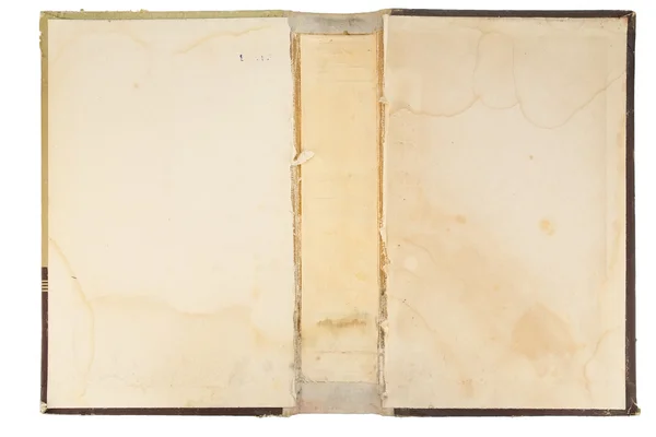 Textura da capa do livro velho — Fotografia de Stock