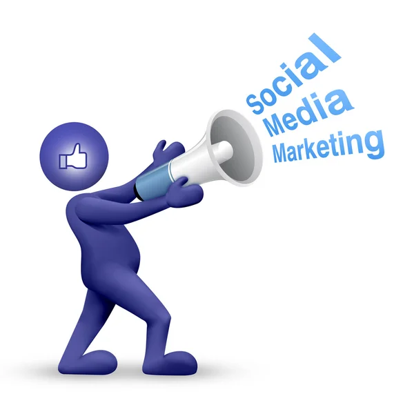 Szociális marketing — Stock Fotó