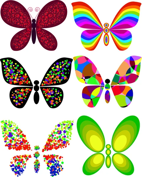 Arte mariposa — Archivo Imágenes Vectoriales