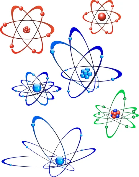 Recogida de átomos — Archivo Imágenes Vectoriales