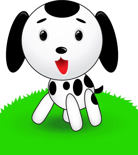 Funny puppy vector — Stock Vector
