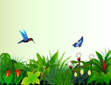 Tropical forest clipart