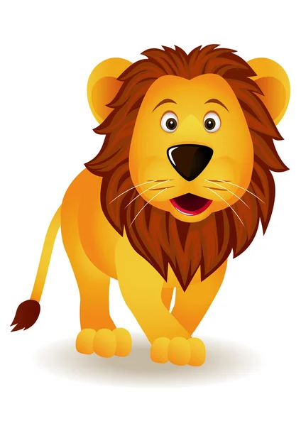 Desenhos animados do leão —  Vetores de Stock