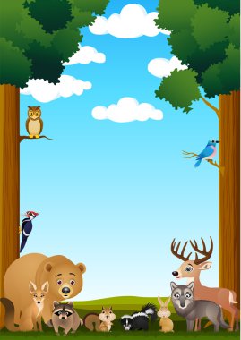 Animal cartoon clipart