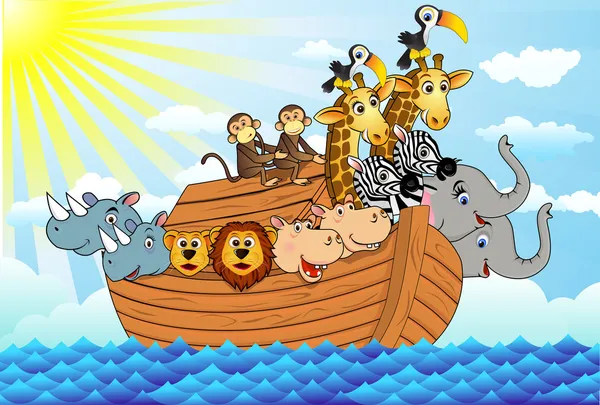 El Arca de Noé — Archivo Imágenes Vectoriales