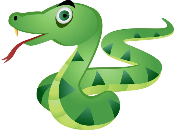 Dibujos animados de serpiente — Vector de stock