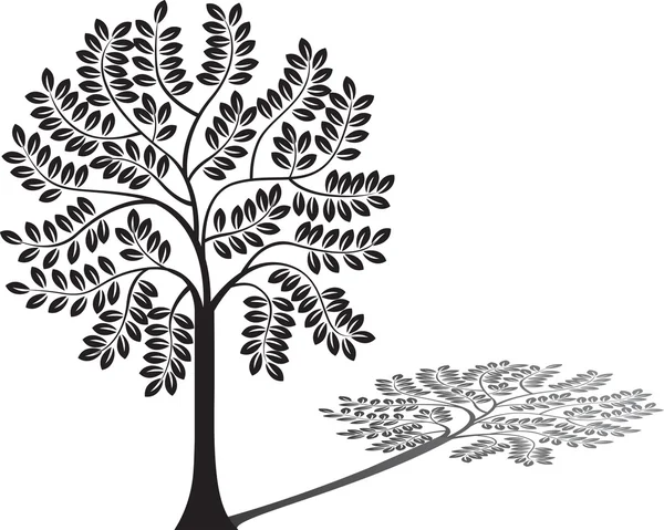 Ilustración de árboles — Vector de stock