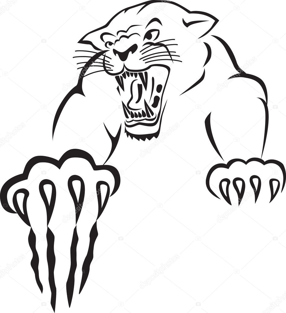 Tiger tribal tattoo Stock Vector Image by ©dagadu #5561070